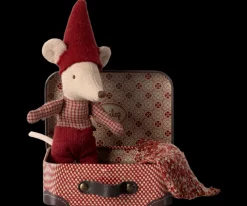 Maileg Maileg|Toys|Christmas Mouse, Baby in Suitcase