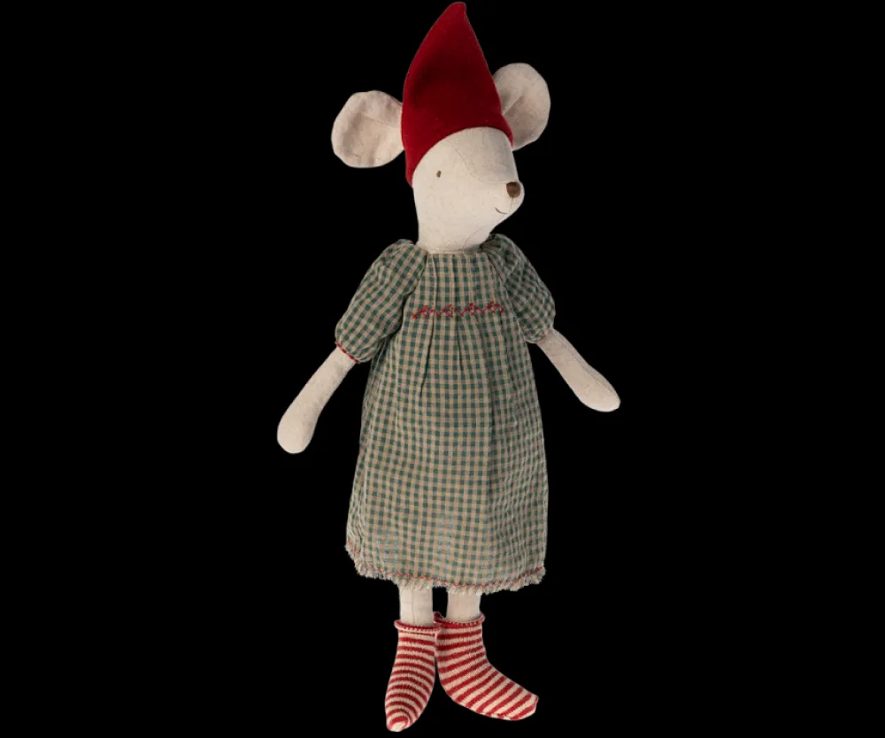 Maileg Maileg|Toys|Christmas Mouse, Medium - Dress