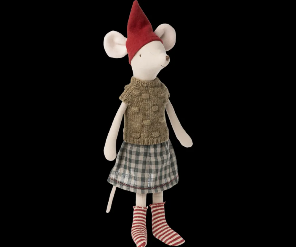 Maileg Maileg|Toys|Christmas Mouse, Medium - Sweater