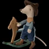 Maileg Maileg|Toys|Cowboy Mouse on Rocking Horse, Little Brother