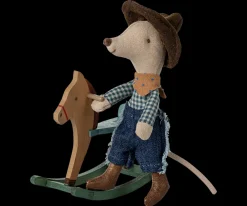 Maileg Maileg|Toys|Cowboy Mouse on Rocking Horse, Little Brother
