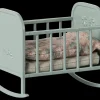 Maileg Maileg|Toys|Cradle, My - Blue Mint