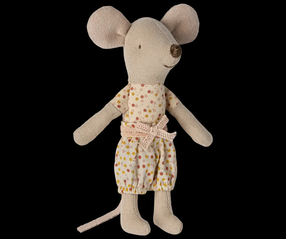 Maileg Maileg|Soft Toys|Little Sister Mouse in Matchbox