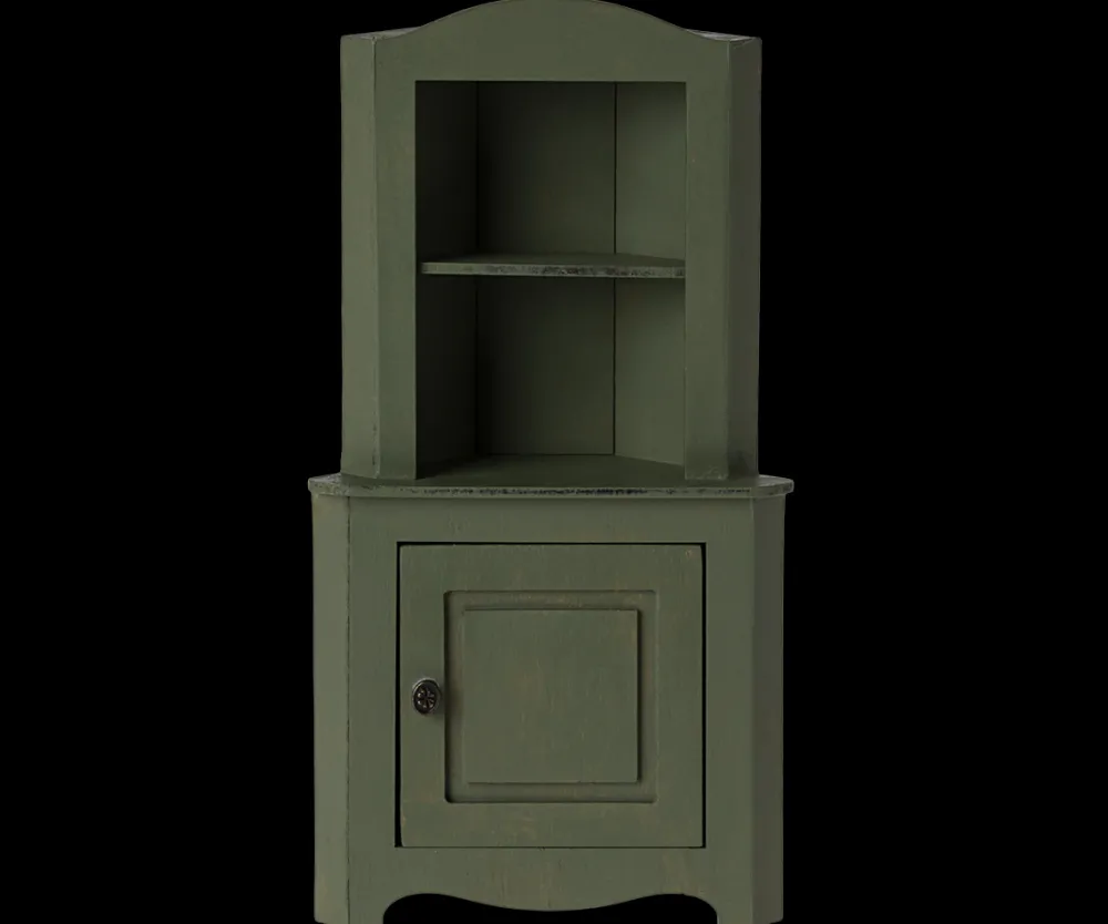 Maileg Maileg|Toys|Miniature Corner Cabinet (Dark Green)