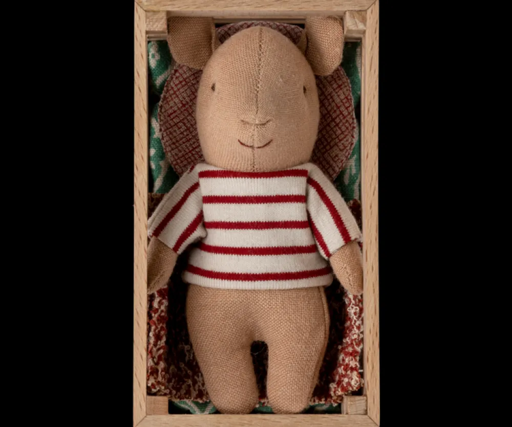 Maileg Maileg|Toys|Pig, Baby in Box (Girl)