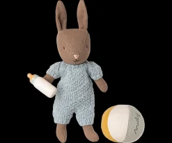 Maileg Maileg|Toys|Rabbit Set, Micro - Brown - Blue