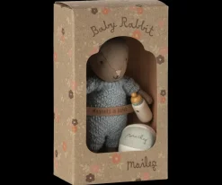 Maileg Maileg|Toys|Rabbit Set, Micro - Brown - Blue