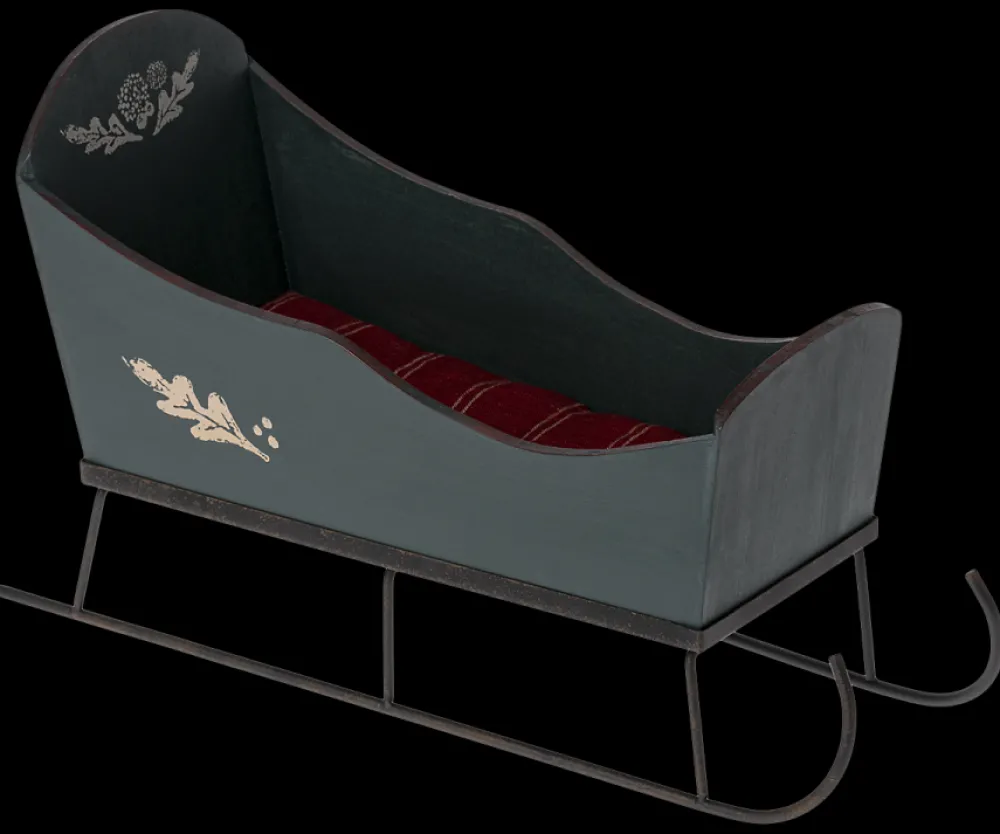 Maileg Maileg|Toys|Sleigh, Medium - Green
