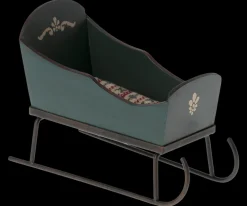 Maileg Maileg|Toys|Sleigh, Mouse (Green)