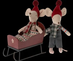 Maileg Maileg|Toys|Sleigh, Mouse (Red)