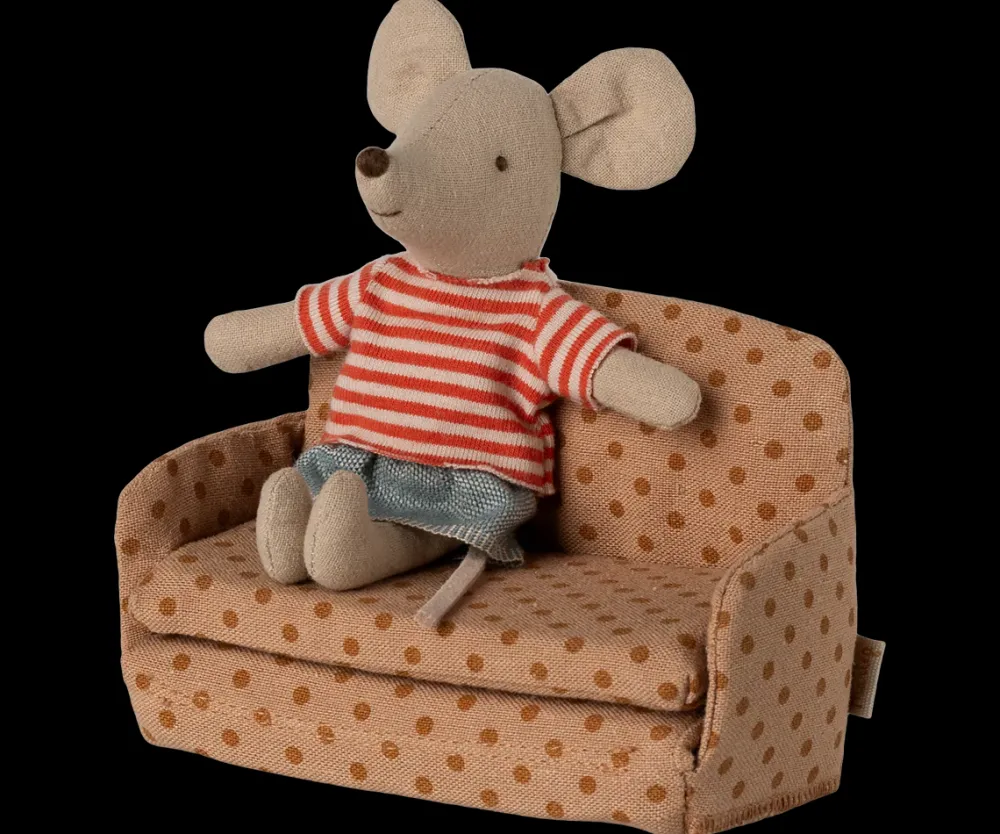 Maileg Maileg|Toys|Sofa Bed, Mouse - Dots