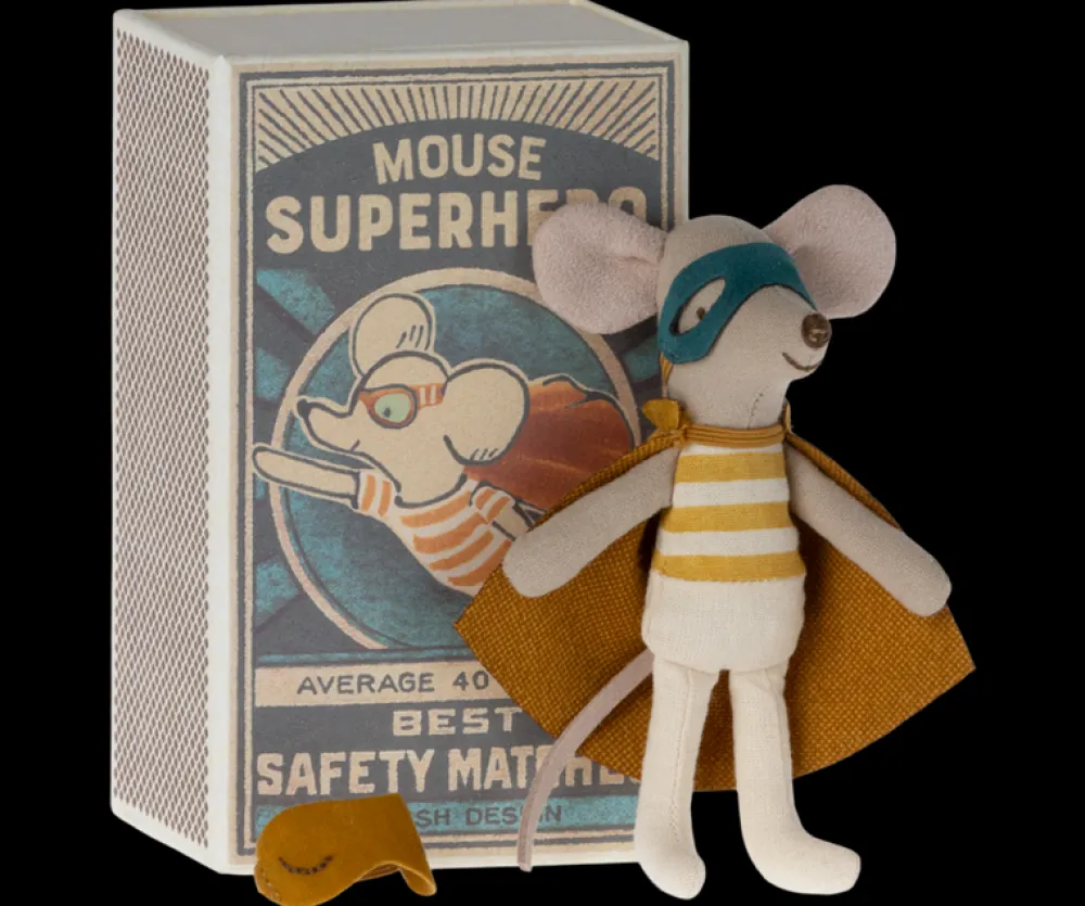 Maileg Maileg|Toys|Super Hero Mouse, Little Brother in Matchbox