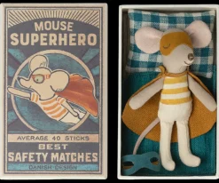 Maileg Maileg|Toys|Super Hero Mouse, Little Brother in Matchbox