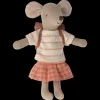 Maileg Maileg|Toys|Tricycle Mouse, Big Sister (Coral)