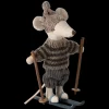 Maileg Maileg|Toys|Winter Mouse with Ski Set, Big Brother (Grey)