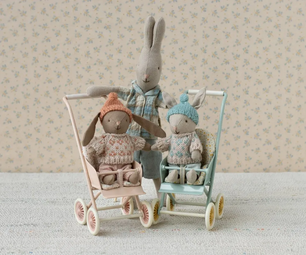 Maileg Maileg|Toys|Winter Rabbit, Micro - Sand - Mint