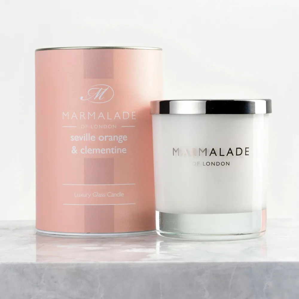 Marmalade of London Home Fragrance|Seville Orange & Clementine Glass Candle