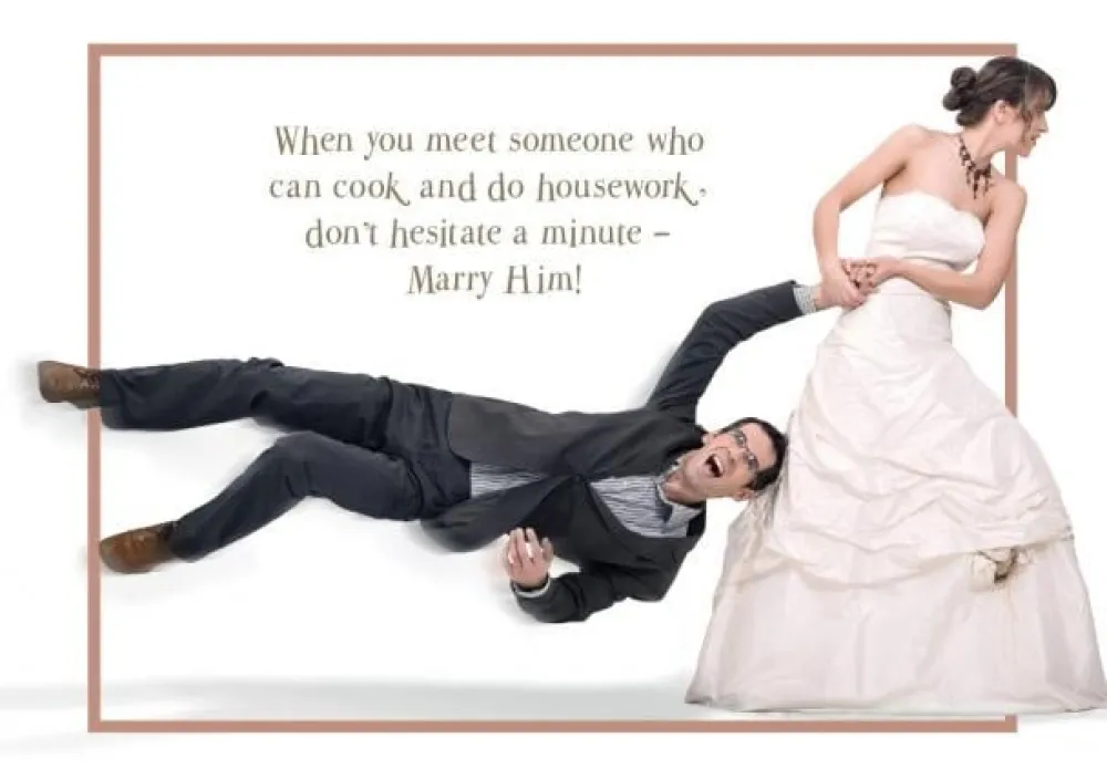 Greeting Cards|Marry Him Wedding Card