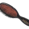 Mason Pearson Brushes & Combs|B4 Pure Boar Bristle Dark Ruby Pocket Hair Brush