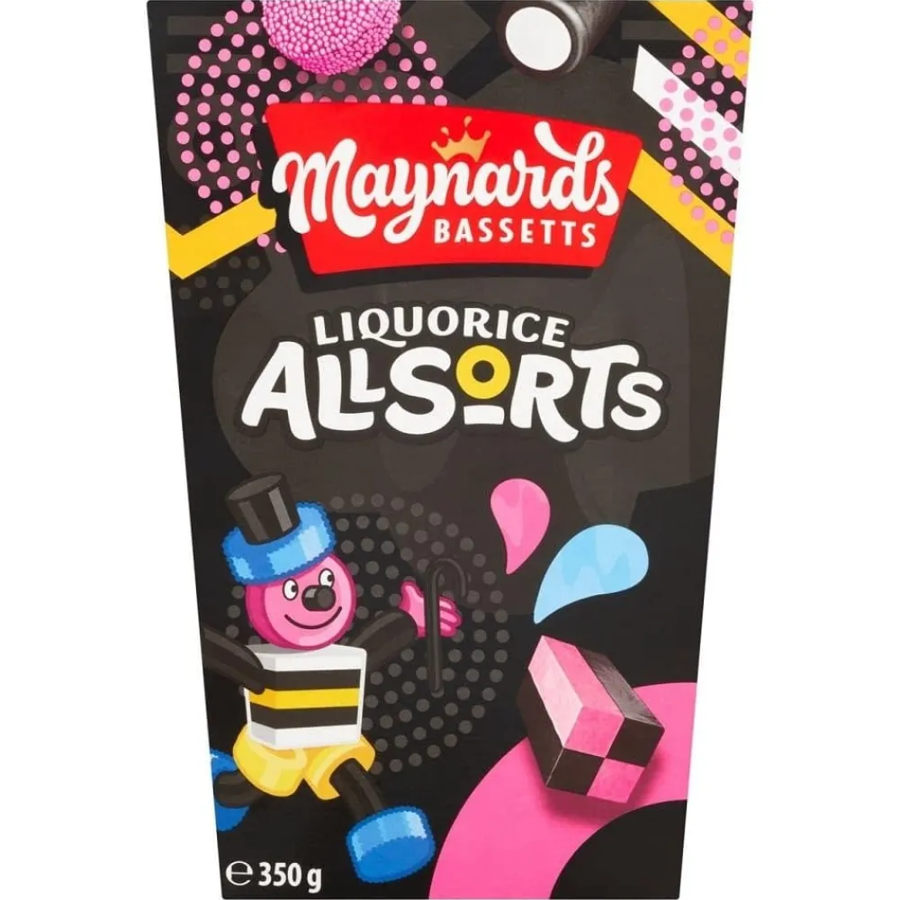Sweets|Maynards Liquorice Allsorts Carton 350g