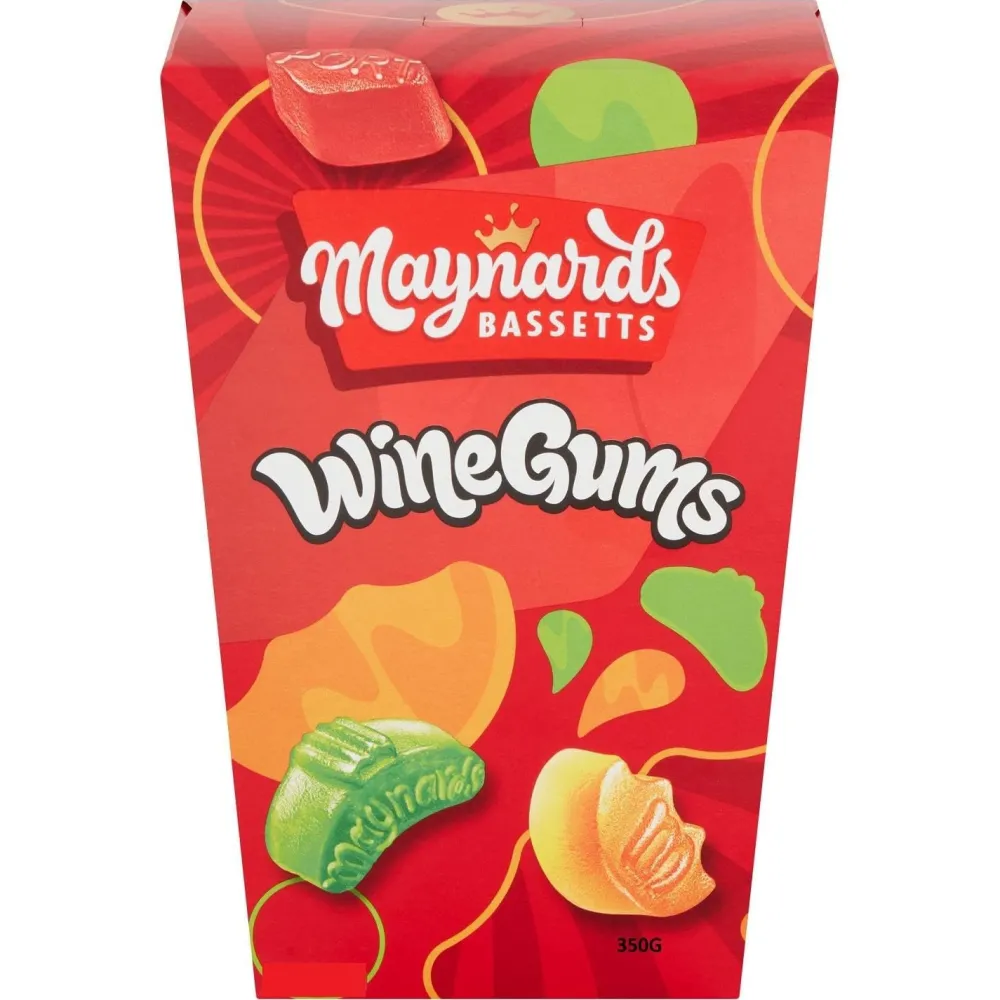 Sweets|Maynards Wine Gums Carton 350g