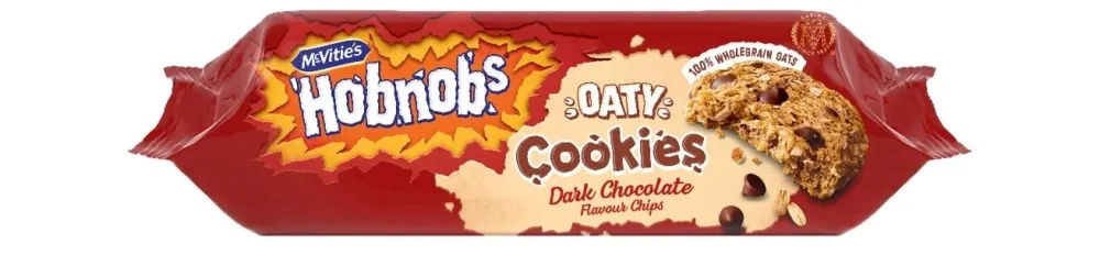 McVitie's Biscuits|Hobnobs Oaty Dark Chocolate Chip Cookies