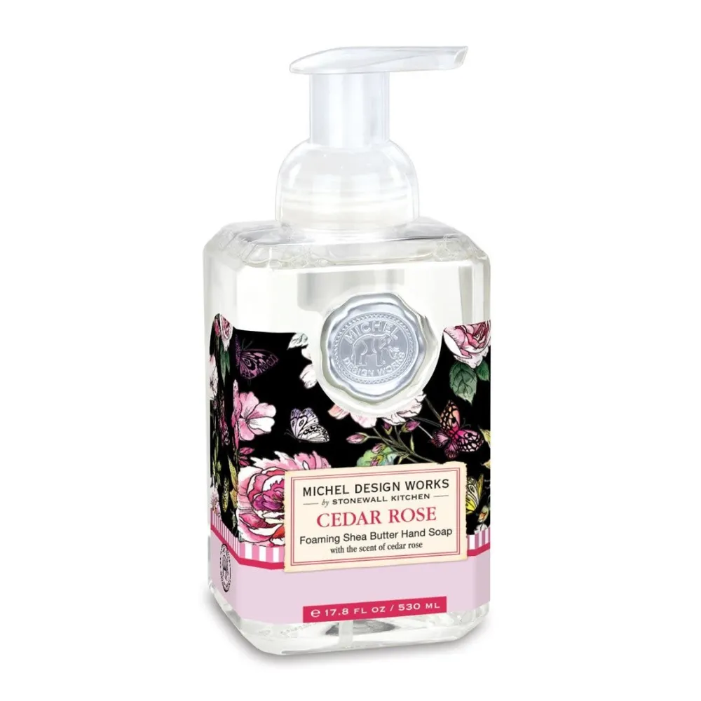 Michel Design Works Liquid Hand Soap|Cedar Rose Foaming Hand Soap