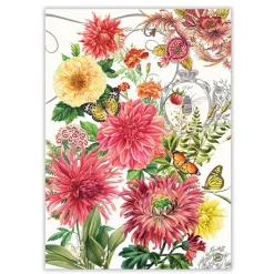 Michel Design Works Tea Towels|Dahlias Kitchen Towel