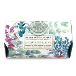 Michel Design Works Bar Soaps|Eucalyptus & Mint Large Bath Bar Soap