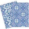 Michel Design Works Tea Towels|Indigo Seas Kitchen Towels