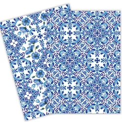 Michel Design Works Tea Towels|Indigo Seas Kitchen Towels