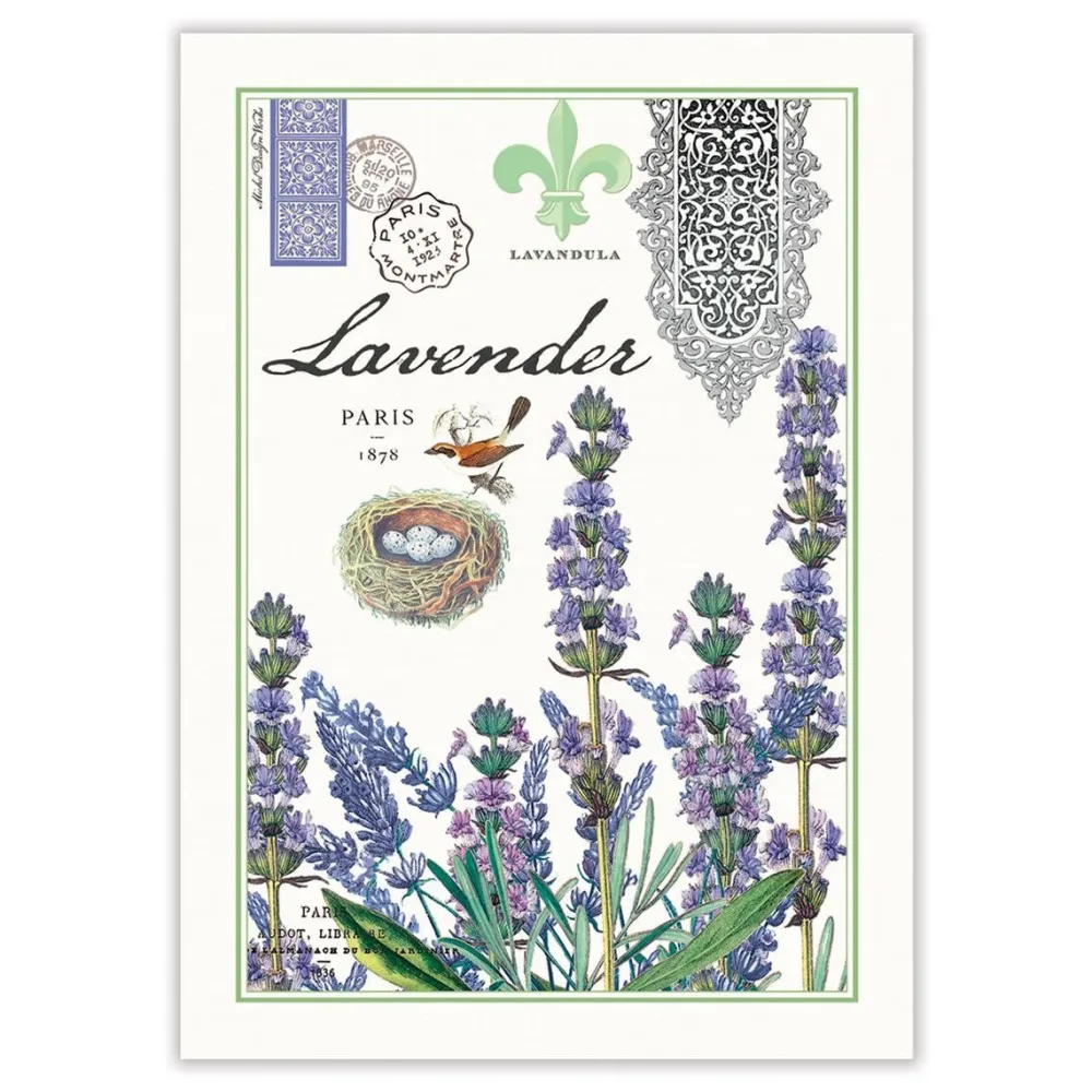 Michel Design Works Tea Towels|Lavender Rosemary Kitchen Towel
