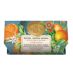 Michel Design Works Bar Soaps|L'Orange Large Bath Bar Soap