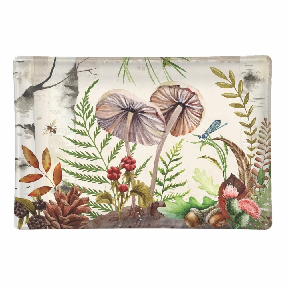 Michel Design Works Bath Accessories|Home Accents|Moss & Oak Glass Soap Dish