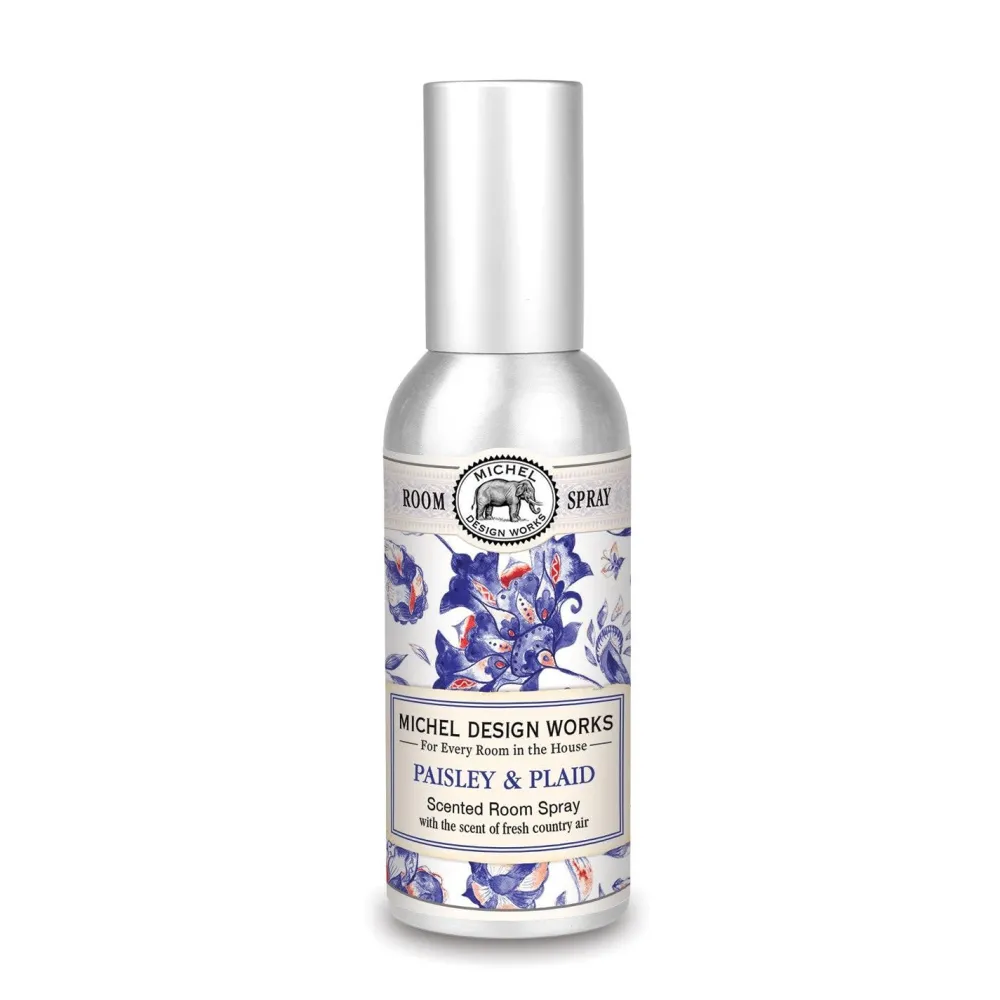 Michel Design Works Home Fragrance|Paisley & Plaid Room Spray