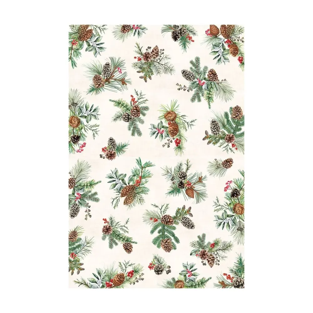 Michel Design Works Table Runners|White Spruce Cotton Table Runner
