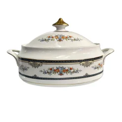 Vintage Minton Stanwood|Minton Stanwood 9.5" Oval Covered Veg Bowl