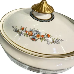 Vintage Minton Stanwood|Minton Stanwood 9.5" Oval Covered Veg Bowl