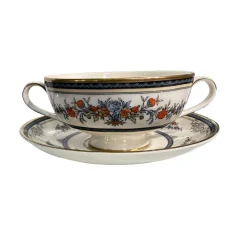 Vintage Minton Stanwood|Minton Stanwood Soup Bowl & Saucer