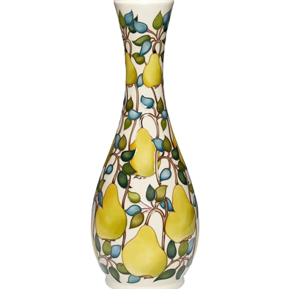 Moorcroft Pottery Vases|Moorcroft Pottery|Moorcroft Williams Pear Vase 82/16 (LE30)