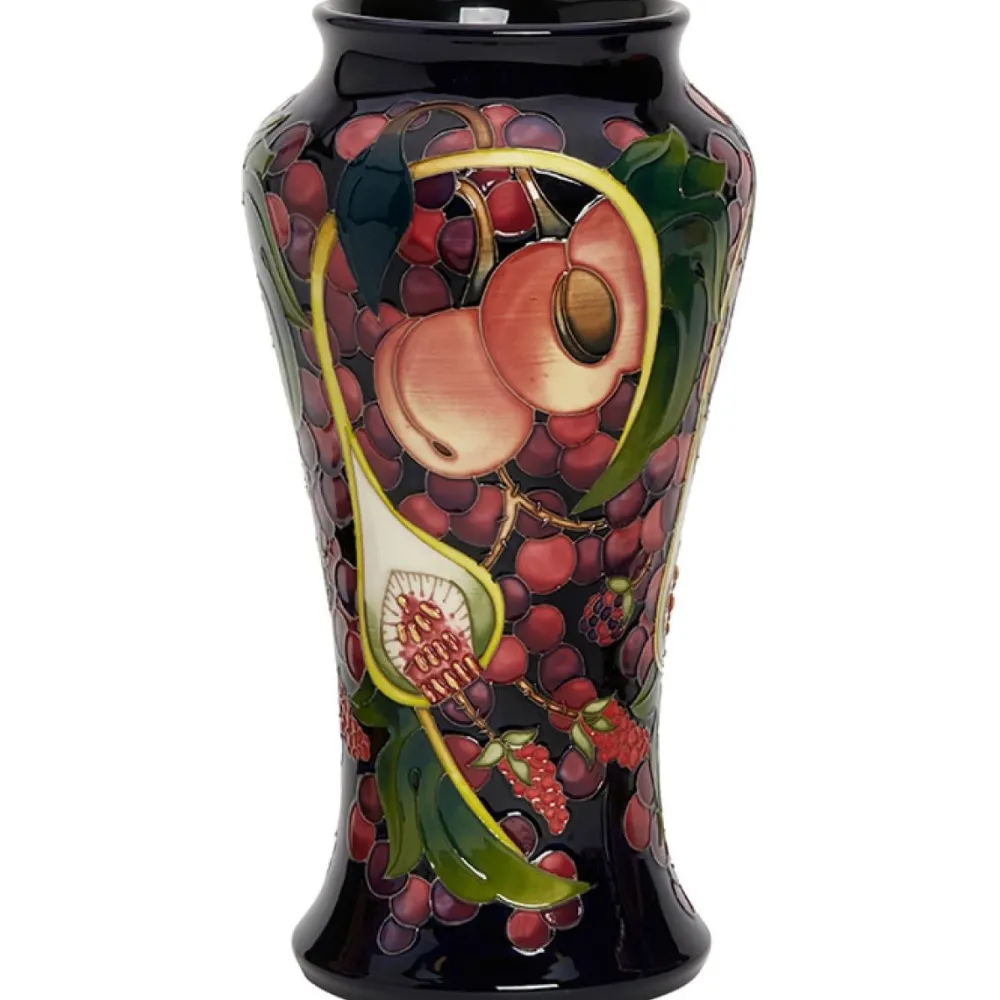 Moorcroft Pottery Vases|Moorcroft Pottery|Queens Choice Vase 95/10