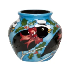 Moorcroft Pottery Moorcroft Pottery|Twelve Days of Christmas - 4 Calling Birds 55/3 Vase