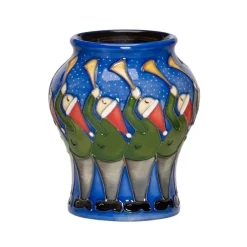 Moorcroft Pottery Moorcroft Pottery|Twelve Days of Christmas - 11 Pipers Piping 146/3 Vase