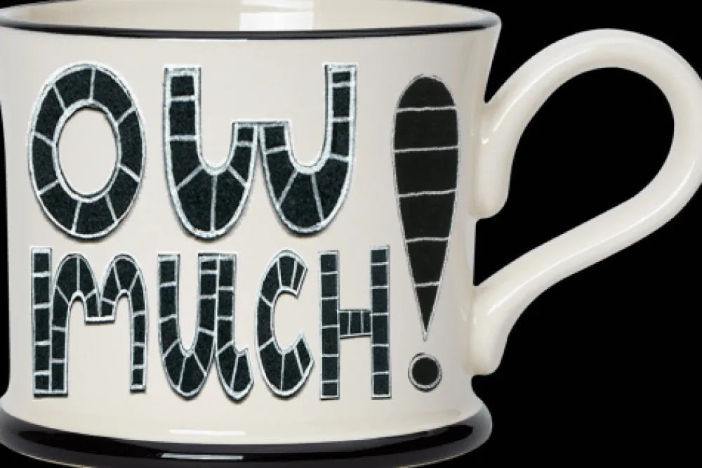 Assorted Mugs|Moorland Pottery 'Ow Much!' Mug