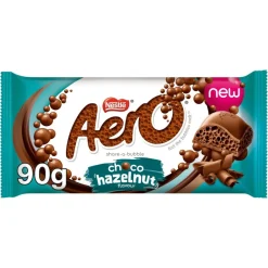 Nestle British Chocolate|Aero Choco-Hazelnut Giant Bar 90g