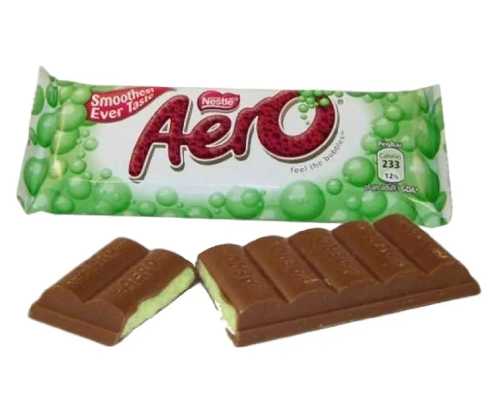 Nestle British Chocolate|Aero Mint Chocolate Bar 36g