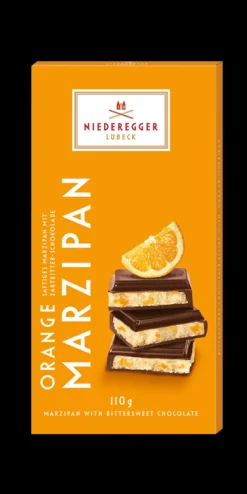 British Chocolate|Niederegger Orange Marzipan Bar