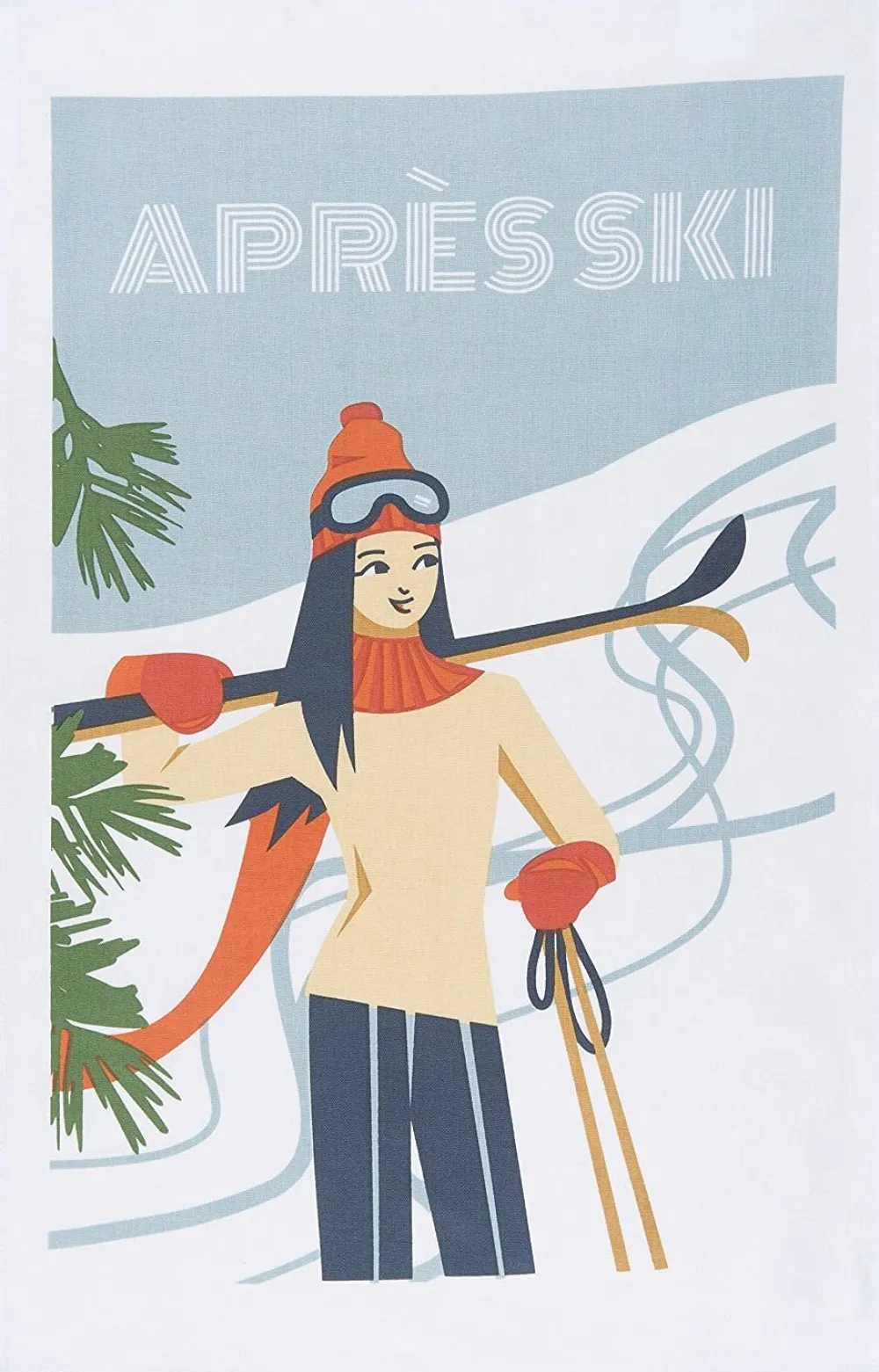 Now Designs Tea Towels|Apres Ski Tea Towel