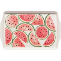 Now Designs Trays|Tea Trays|Planta Platter (Watermelon)