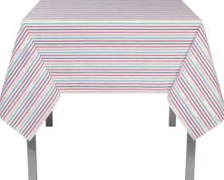 Now Designs Tablecloths|Rectangular North Pole Stripe Tablecloth Long
